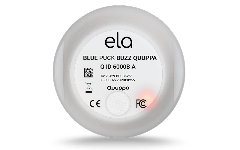 Blue PUCK BUZZ QUUPPA LED