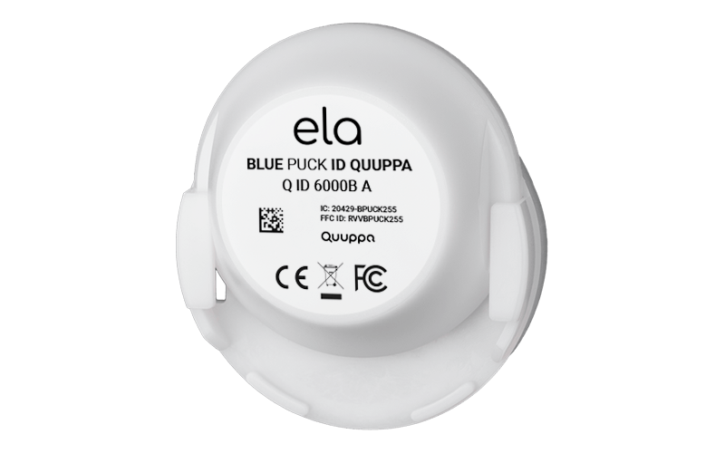 Blue PUCK ID QUUPPA Holder