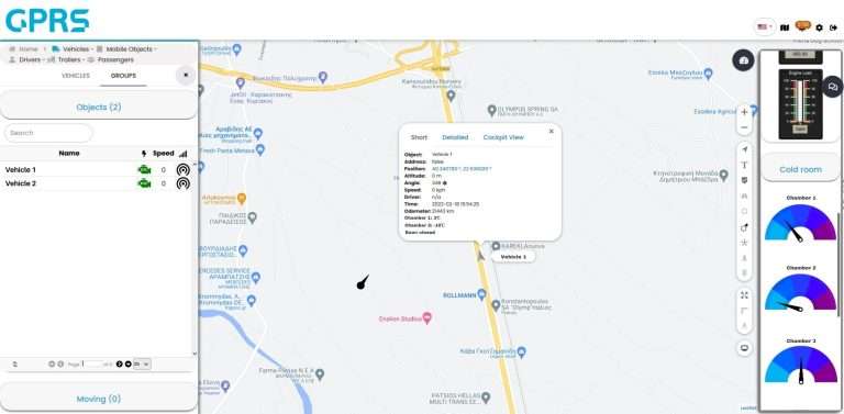 Temperature monitoring Skytrack IoT platform